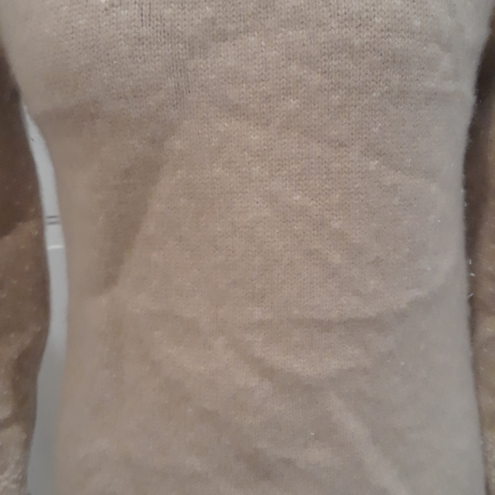 Talbots Cashmere Tan Sweater - Picture 5 of 9